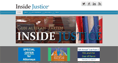 Desktop Screenshot of insidejustice.com